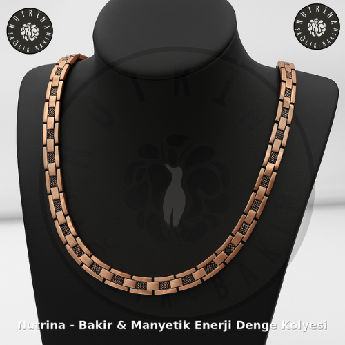 Nutrina – Bakır & Manyetik Enerji Denge Kolyesi